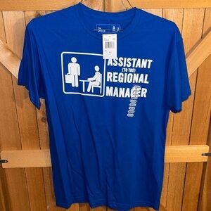 The Office Blue T-Shirt Medium NWT